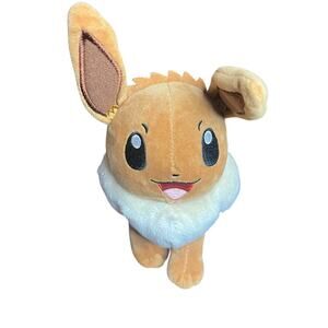 Eevee Standing Pokemon Plush Toy Stuffed Animal 9” Wicked Cool Toys Nintendo
